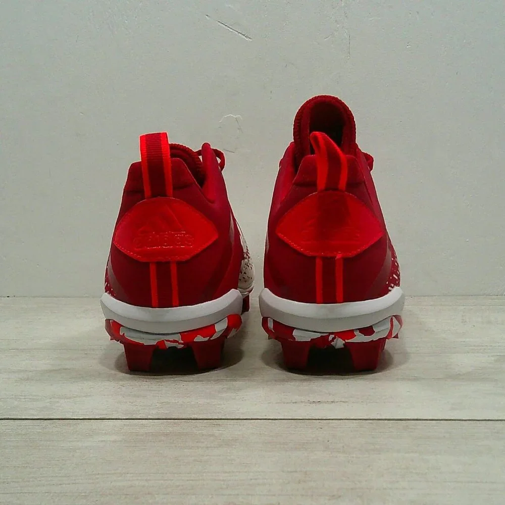 Adidas Adizero Spark MD Football Cleats Red White EH3442 Men’s Size 11.5 | UK 11